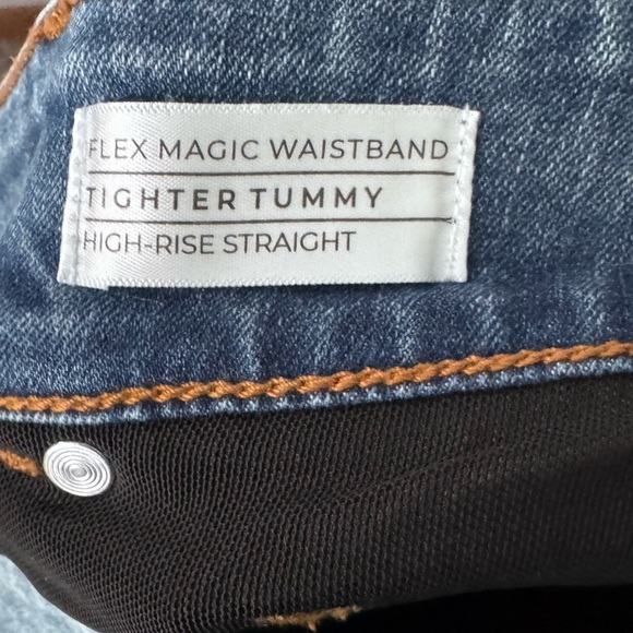 Lane Bryant Tighter Tummy High rise straight jeans Size 26 Short - Picture 7 of 10